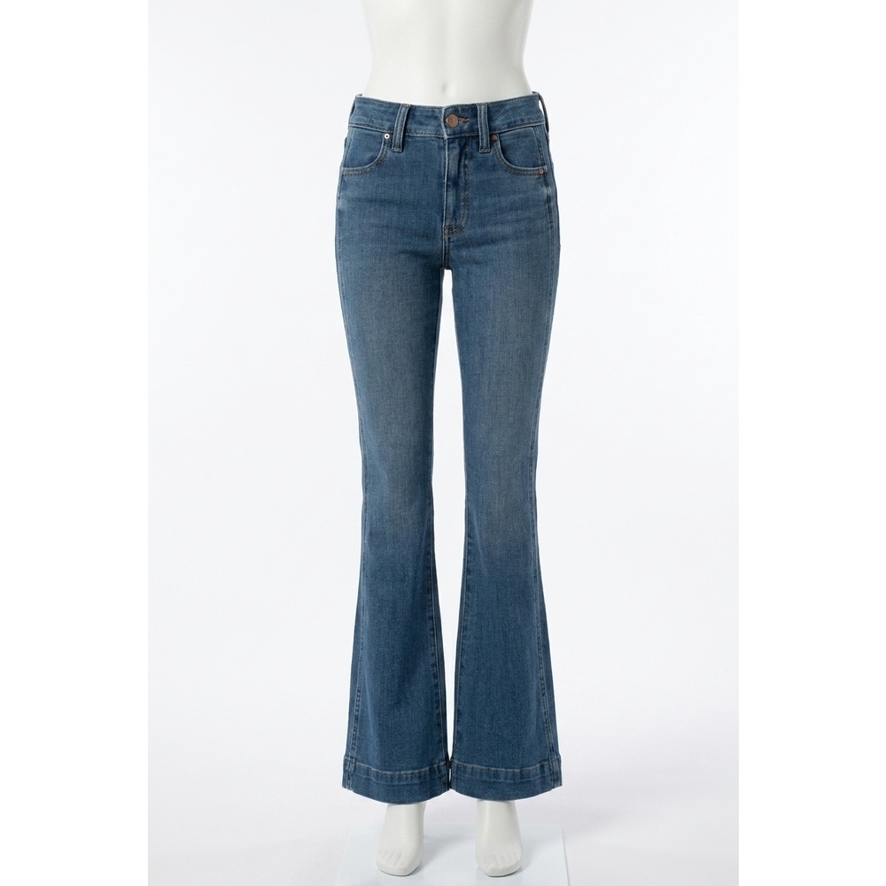 NEW KUT FROM THE KLOTH natalie high rise bootcut jeans in alliance wash